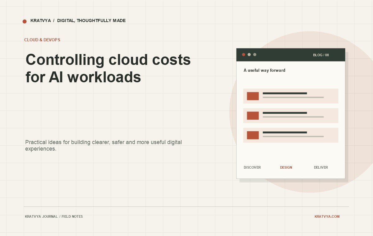Controlling cloud costs for AI workloads