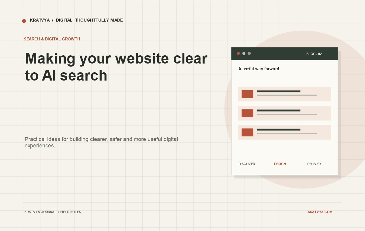 Making your website clear to AI search